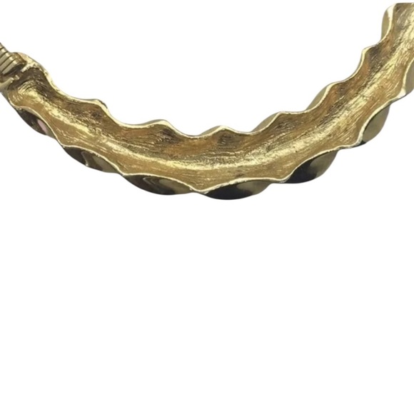 Vintage Omega Gold Tone Twisted Chain Necklace - Picture 3 of 4